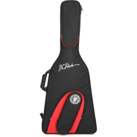 B.C. Rich Model B Electric Guitar Gig Bag - Black and Red