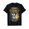 Schnauzer Sitting Near Old Man Gift For You T-Shirt