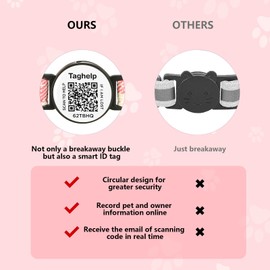 Upgraded Cat Collar with Bells, Breakaway Cat Collars with Bow Tie, Girl Boy Safety Plaid Kitten Collars with QR ID Tag for Girl Boy for Cats,QR Code Cat ID Tags - Pet Online Profile (Green)