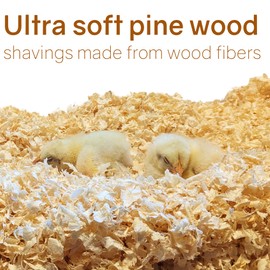 Treaton, Premium Natural Pine Animal Bedding – Dust-Free, Soft Shavings, Kiln-Dried & Heat-Treated for Indoor and Outdoor Pets, Set of 2