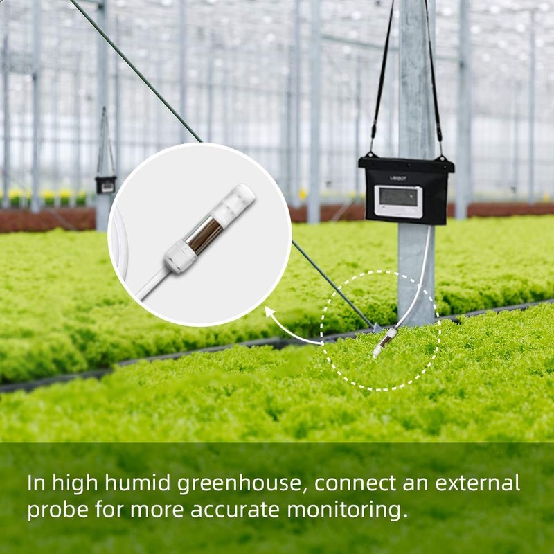 UbiBot TH30S-B | External Temperature and Humidity Probe, Temperature and