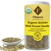 FILIPPONE - Organic Sicilian Fennel Seed, 1.06 oz, Saunf, Sweet