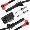 Caltric Ignition Coil & Wires For Polaris Ranger Crew 1000
