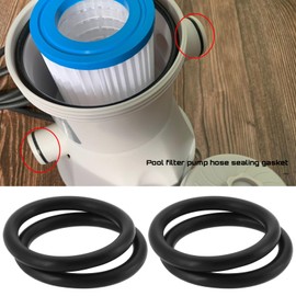 ECSiNG 10pcs Swimming Pool Filtration Pump Hose Rubber O-Ring Sealing Gasket Outer Diameter 32mm Thickness 3.5mm Compatible with Bestway Hose Connection
