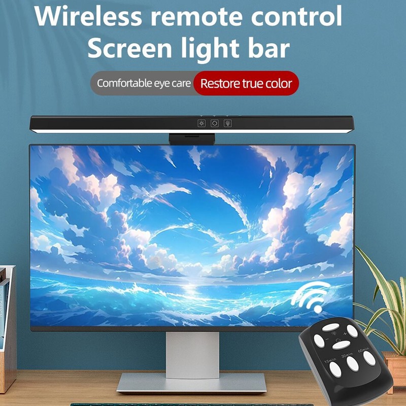 Computer Monitor Light Bar with Remote Control USB Powered LED