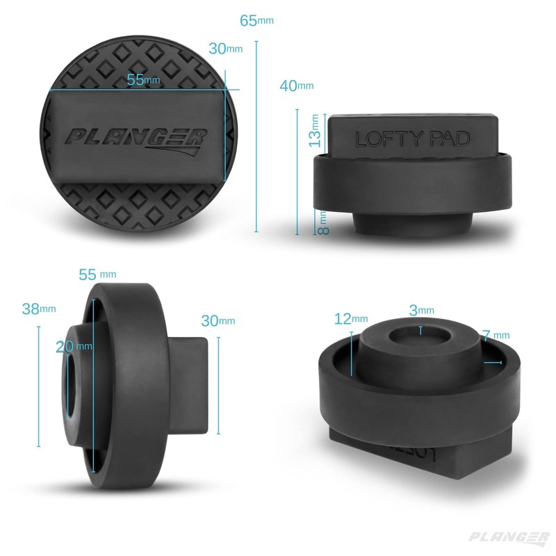 PLANGER® - LOFTY PAD - Rubber Jack Pad for (for