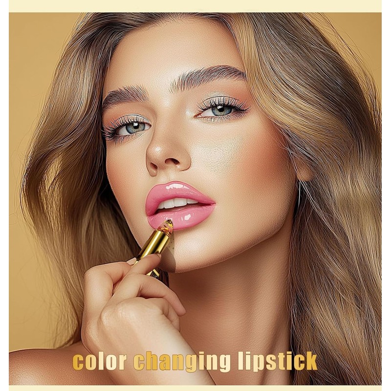 Areliaa Lipstick,Areliaa Skin-Adaptive Lipstick,PH Lipsticks Color Changing