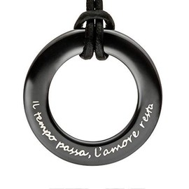 GILARDY Amore per Sempre Ceramic Circle Pendant P5, Ceramic, diameter approx. 3 cm