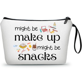 SEAMOON Birthday Women Friendship Unique Fun Gifts for Friend Her Girl Sister Daughter Coworker Bff Small Snack Cosmetic Makeup Bag Christmas Gifts