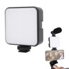 LED Camera Light Dimmable 2500K to 6500K 1200mAh Rechargeable Portable