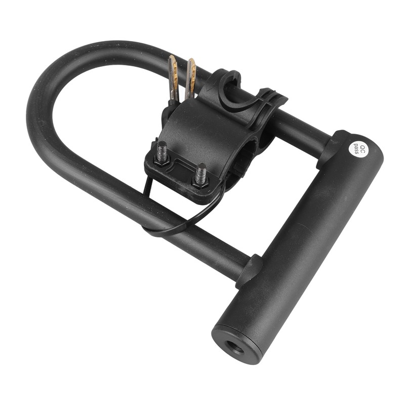 Bike U Lock with Steel Cable 2 Key Universal Anti