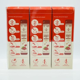 BeeFamily - Cranberry Honey Stick 300g Multi Pack
