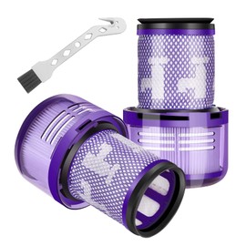 Fixbetter Pack of 2 Replacement Filters for Dyson V12 Detect Slim Absolute Vacuum Cleaner Accessories, Household Cleaning Vacuum Cleaner Attachment