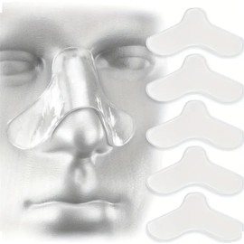 5 Pack Nose Gel Pad TOCHMAKID for CPAP Mask - Supplies for CPAP Machine - Nose Pads for CPAP Masks - Cushions for Most CPAP Masks
