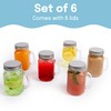 Estilo Mason Jar, 16 oz, Set of 6, Glass Drinking