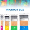Paddle Surface Brush Set - 4 Pieces Premium Synthetic Painting
