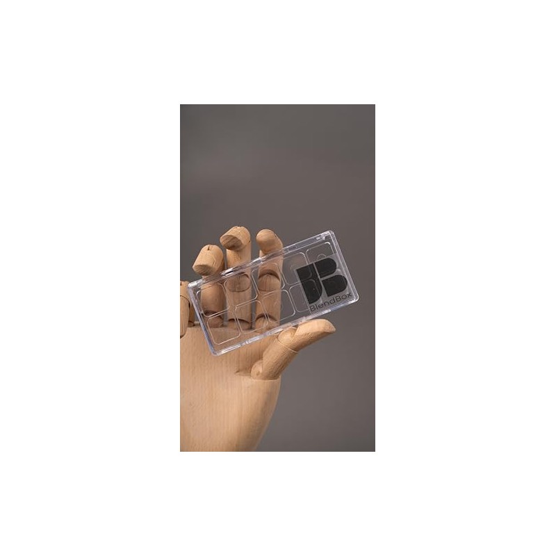 Makeup Palette Pro Paleta Vacía de Maquillaje Transparente con 10