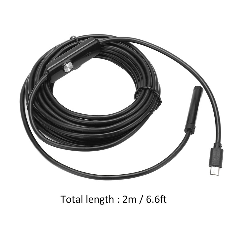 AN97‑8 8mm Mobile Phone Endoscope 6LED Waterproof Facility Inspection Endoscope