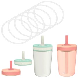 Tumbler Rubber Seal Replacement Compatible with Zak Designs Cup 12 & 15 Oz,Silicone Gasket O Ring Parts For Zak Water Bottle-6 Pack