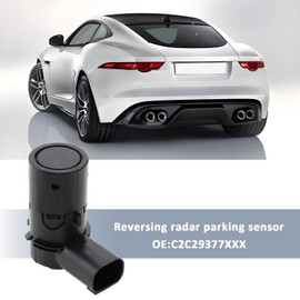 SING F LTD Parking Sensor Black PDC Car Parking Backup Sensor Parking Reverse Sensor Compatible with Jaguar X-Type XF X2350 XJ X350 X356 X358 XK8 X100 C2C29377XXX
