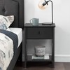 VECELO Night Stands for Bedroom Rustic Nightstand Bedside End Tables