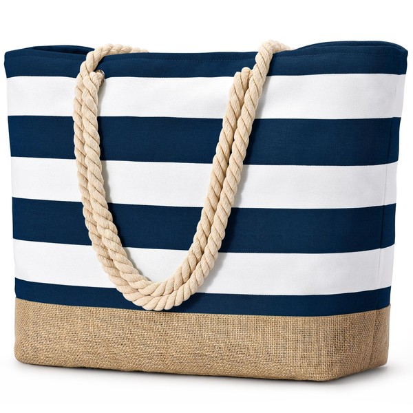 oscaurt Large Beach Bag for Women Waterproof Beach Tote Bag