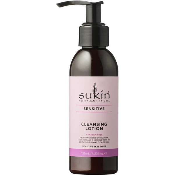 Sukin Sensitive Cleansing Lotion 125ml Pump
