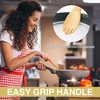BaHoki Essentials Bamboo Cooking Utensils - Assorted Natural Cooking Wooden