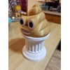 Znet3D Poop Emoji Trophy - Hand Painted Poop Emoji -