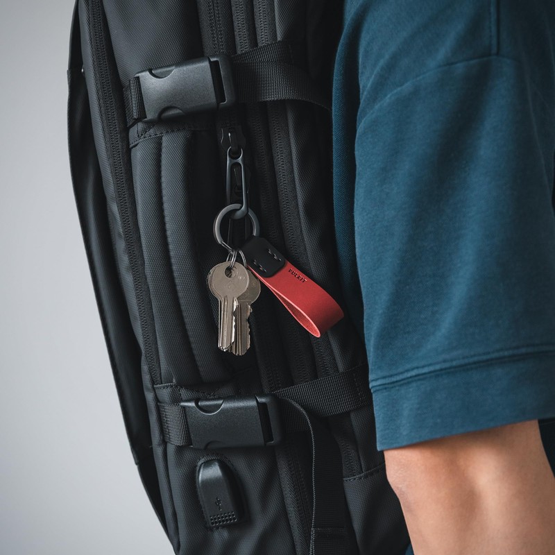 VULKIT Llavero de cuero genuino para hombres y mujeres Accesorios