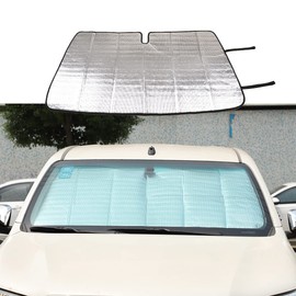 Windshield Sun Shade Compatible with Toyota Hilux 2015-2022, Accessories Sunshade Sun Visor Protector Foldable Blocks UV Rays Keep Your Car Cooler (Front Glass 1PCS)