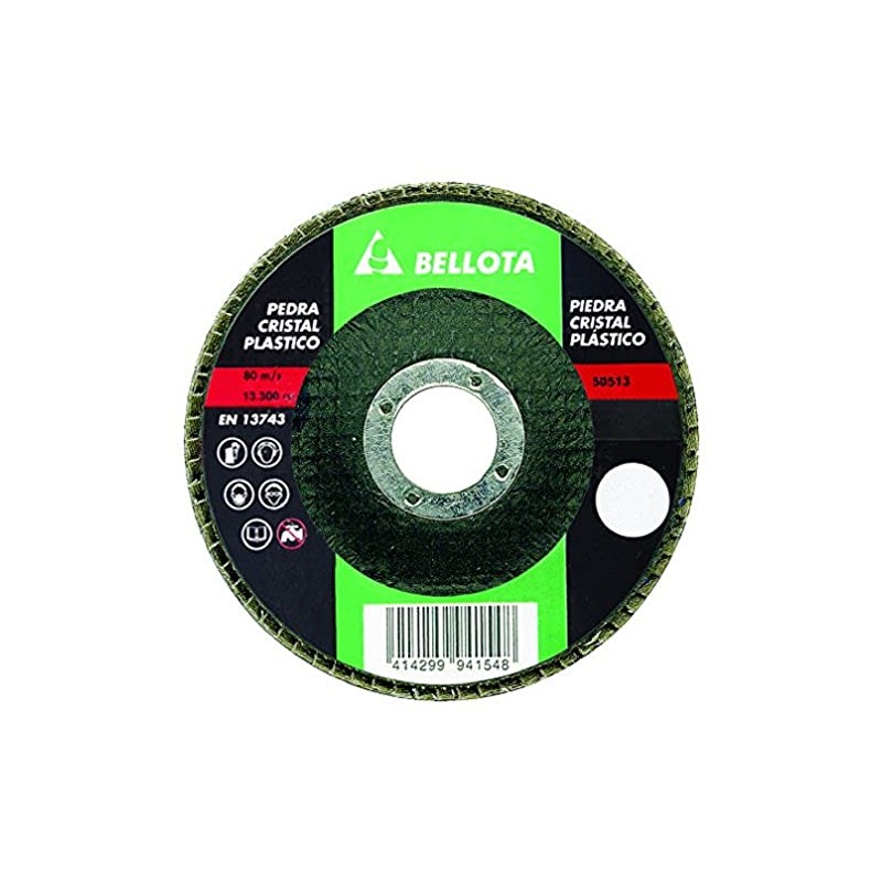 Bellota 50513-120 Flap Disc for Smoothing Down Silicon Carbide Stone,