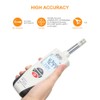 Hygro-Thermometer Psychrometer, Handheld Digital Humidity Temperature Meter with Dew Point