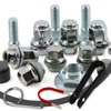 LWMLWM Pack of 9 Wheel Bolt Caps Tool, Wheel Bolt