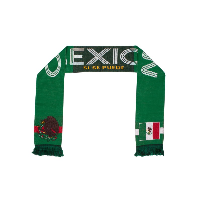 Mexico Soccer Knit Scarf