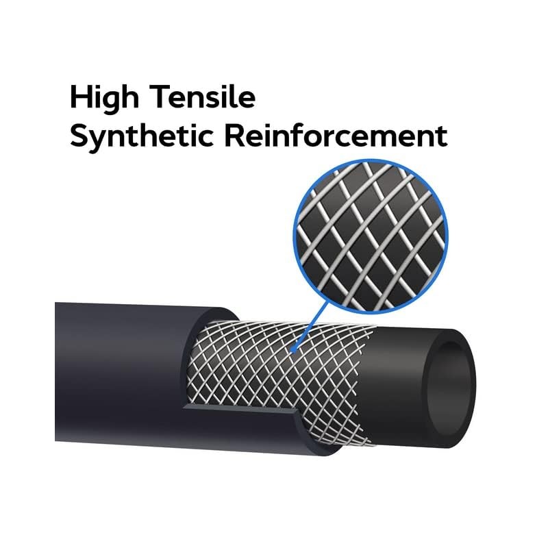 8mm ID Black 2 Metre Length Fuel and Oil Resistant