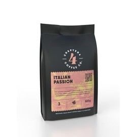 Chapter 4 Coffee Italian Coffee Beans | Finely Crafted Coffee Roasted in the UK | Gourmet Beans for Great Tasting Coffee at Home or On the Go | Premium Single Origin Arabica Beans