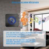 Qumox Solar-Powered Driveway Alert System - Wireless Motion Sensor Doorbell