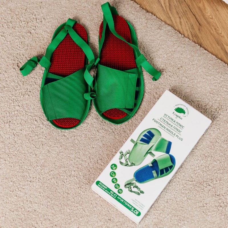 Dr. Lyapko Acupressure Pads Set - Flexible Use with Slippers
