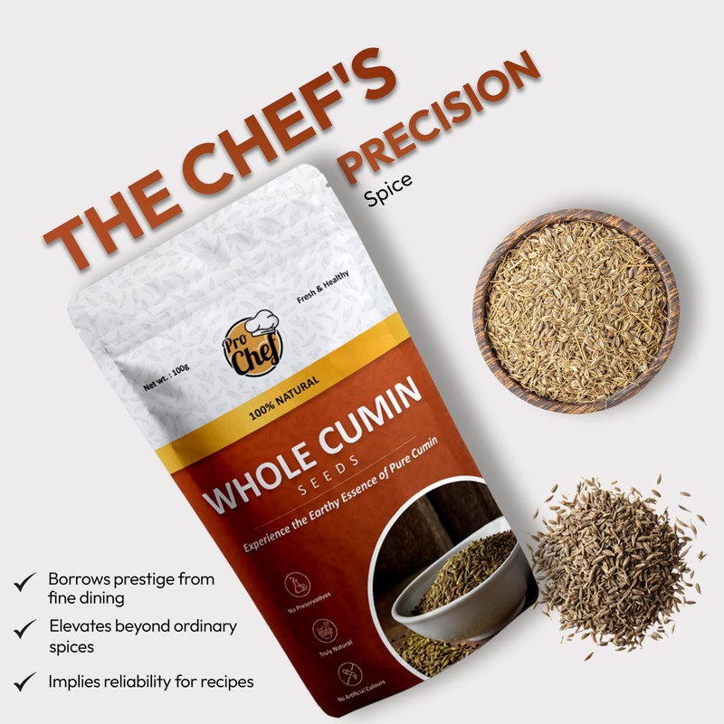ProChef Whole Cumin Seeds – High in Iron & Antioxidants,