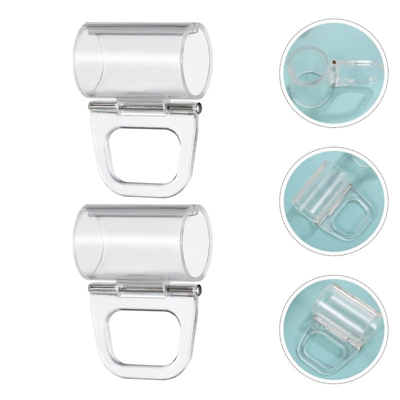 PRETYZOOM 2pcs Roller Blind Pull Cord Handles for Double Roller