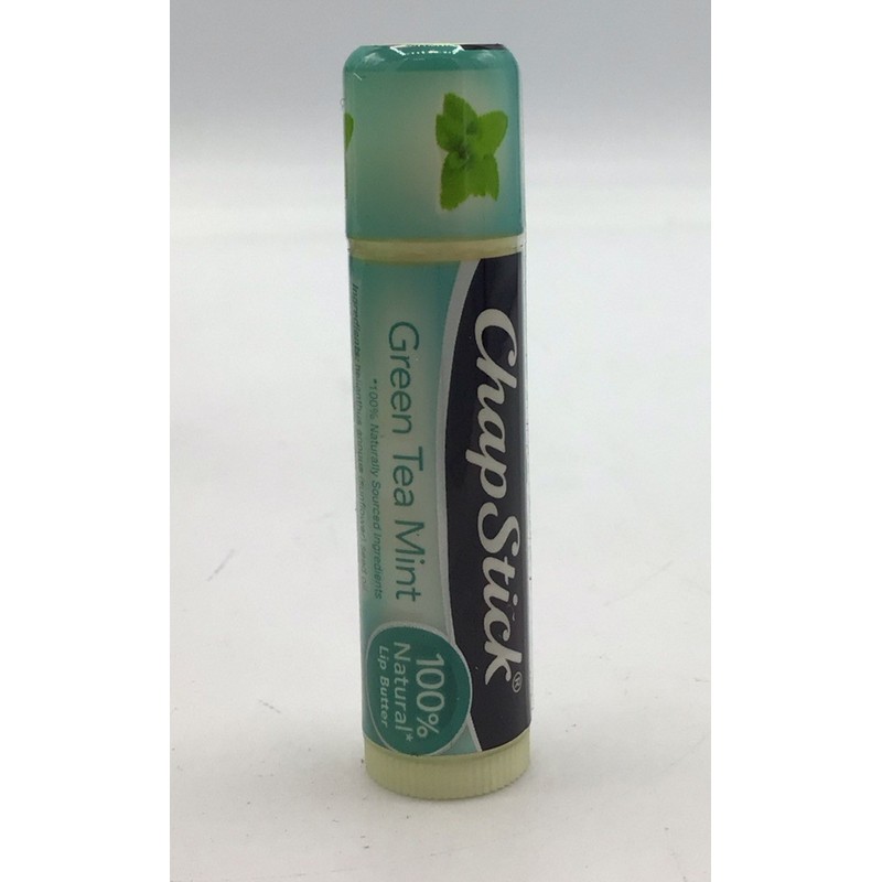 ChapStick Lot Of 24 ChapStick Green Tea Mint Flavor 100%