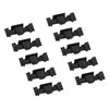 10pcs Headlight Trim Ring Clips 51132752145 Plastic Front Headlight Bezel