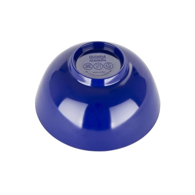 nisbets limited Olympia Kristallon Gala Melamine Bowl Blue - 125mm