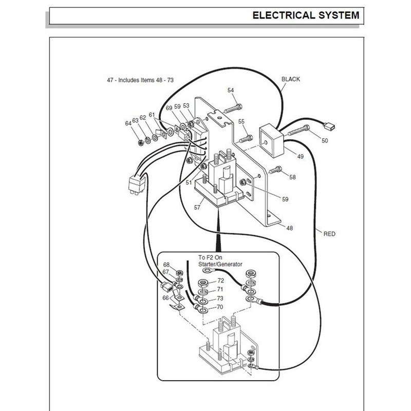 Dr. Accessories 14 Volt Solenoid for E-Z-GO Gas Models 612813