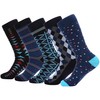Calcetines de vestir para hombre, calcetines divertidos y coloridos de