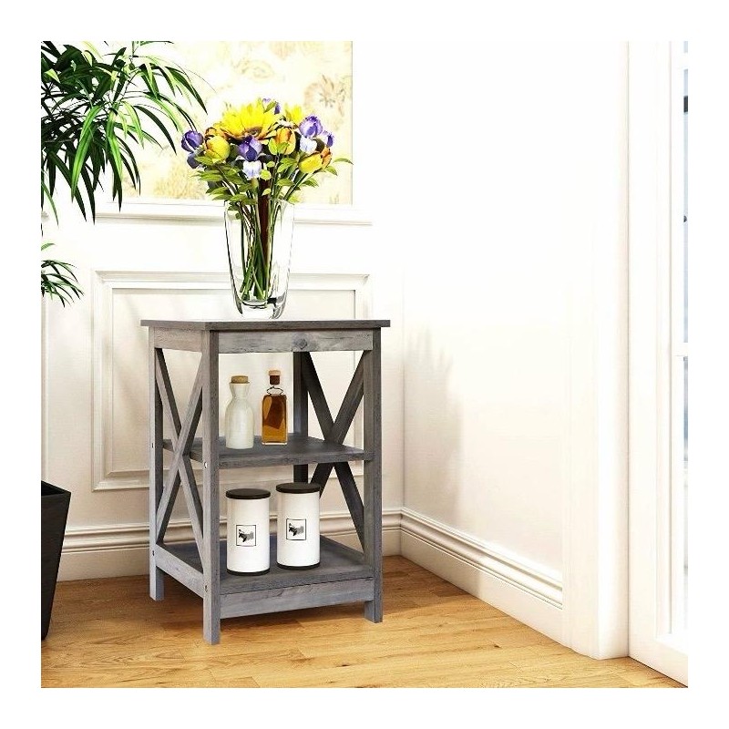 Side Table - Color: Light Gray