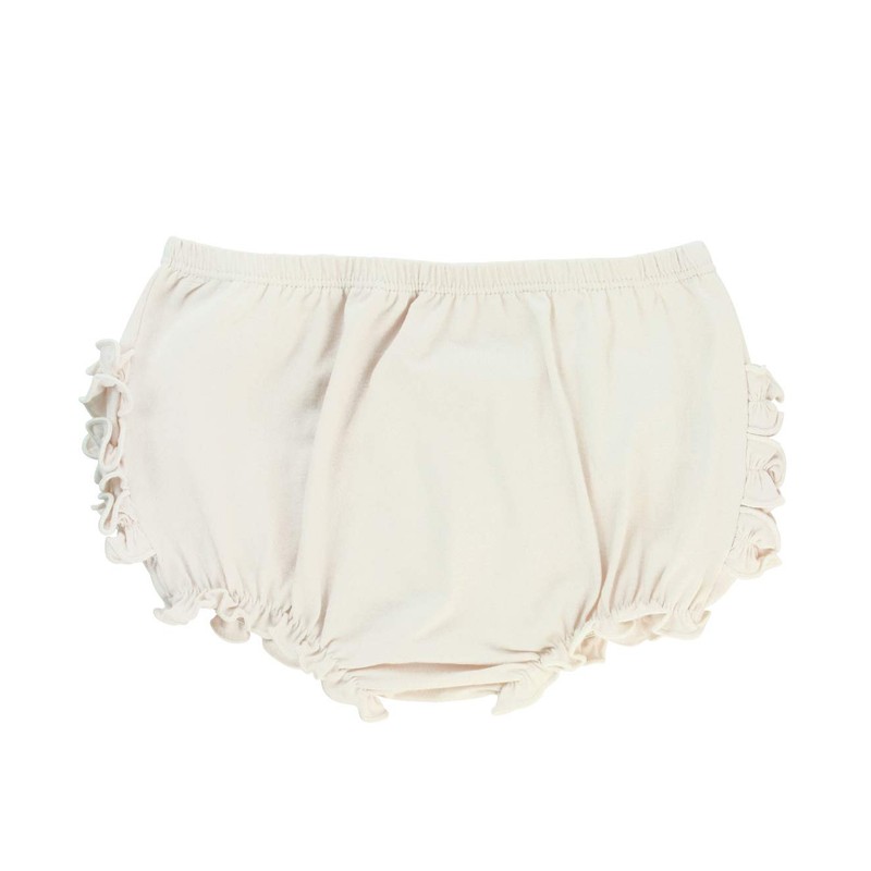 RuffleButts Ivory Knit 3-6m