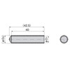 Takigen Resin Cap for Rod Rods, Compatible Lot Rods: φ6