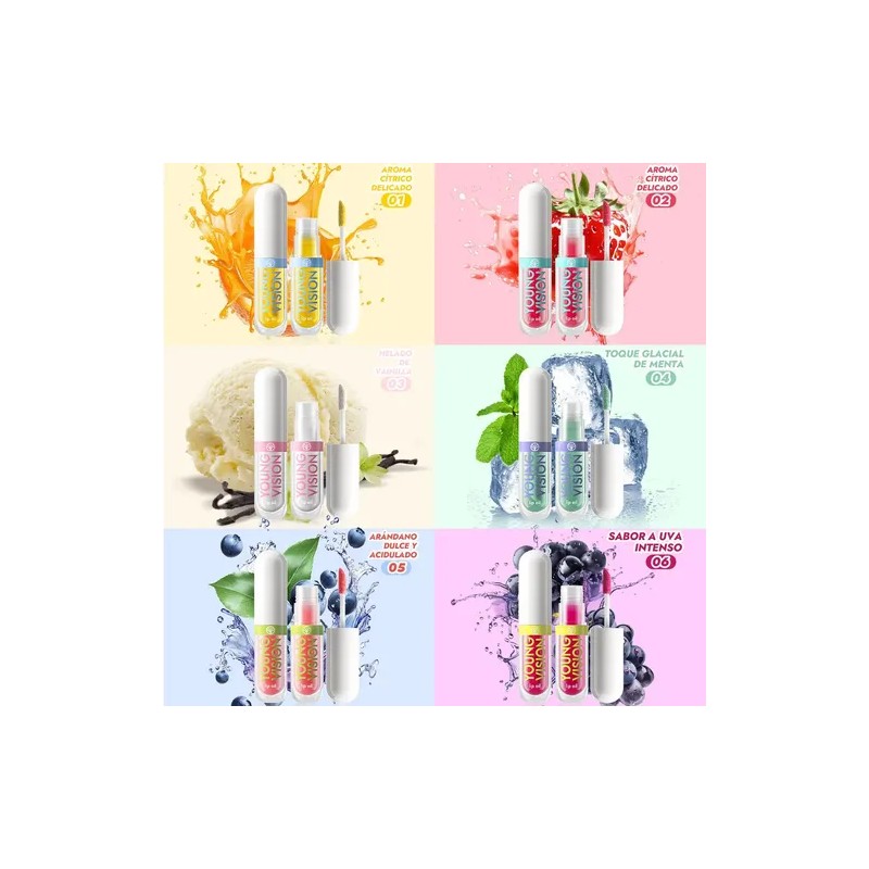 Labiales Lip Gloss Lip Oil Brillo Labial Set Maquillaje 6pzs